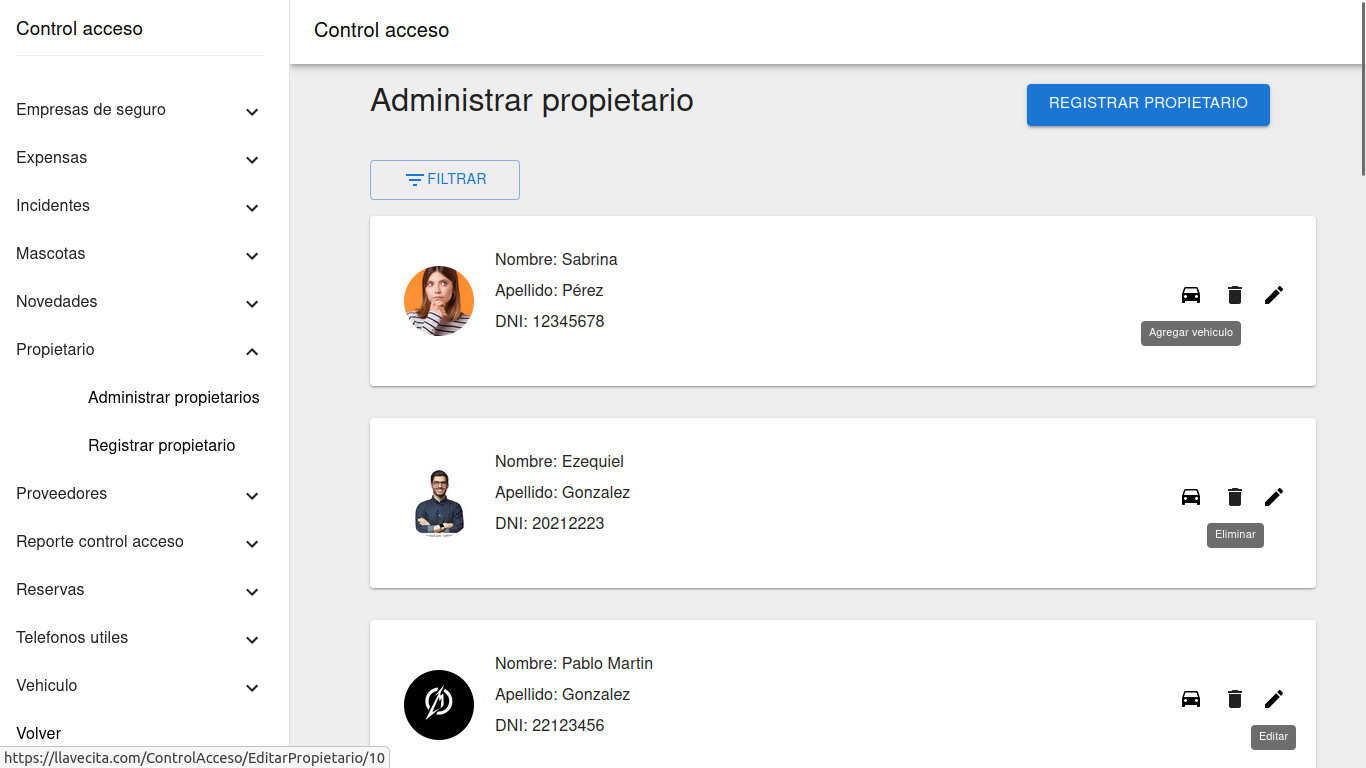 propietarios